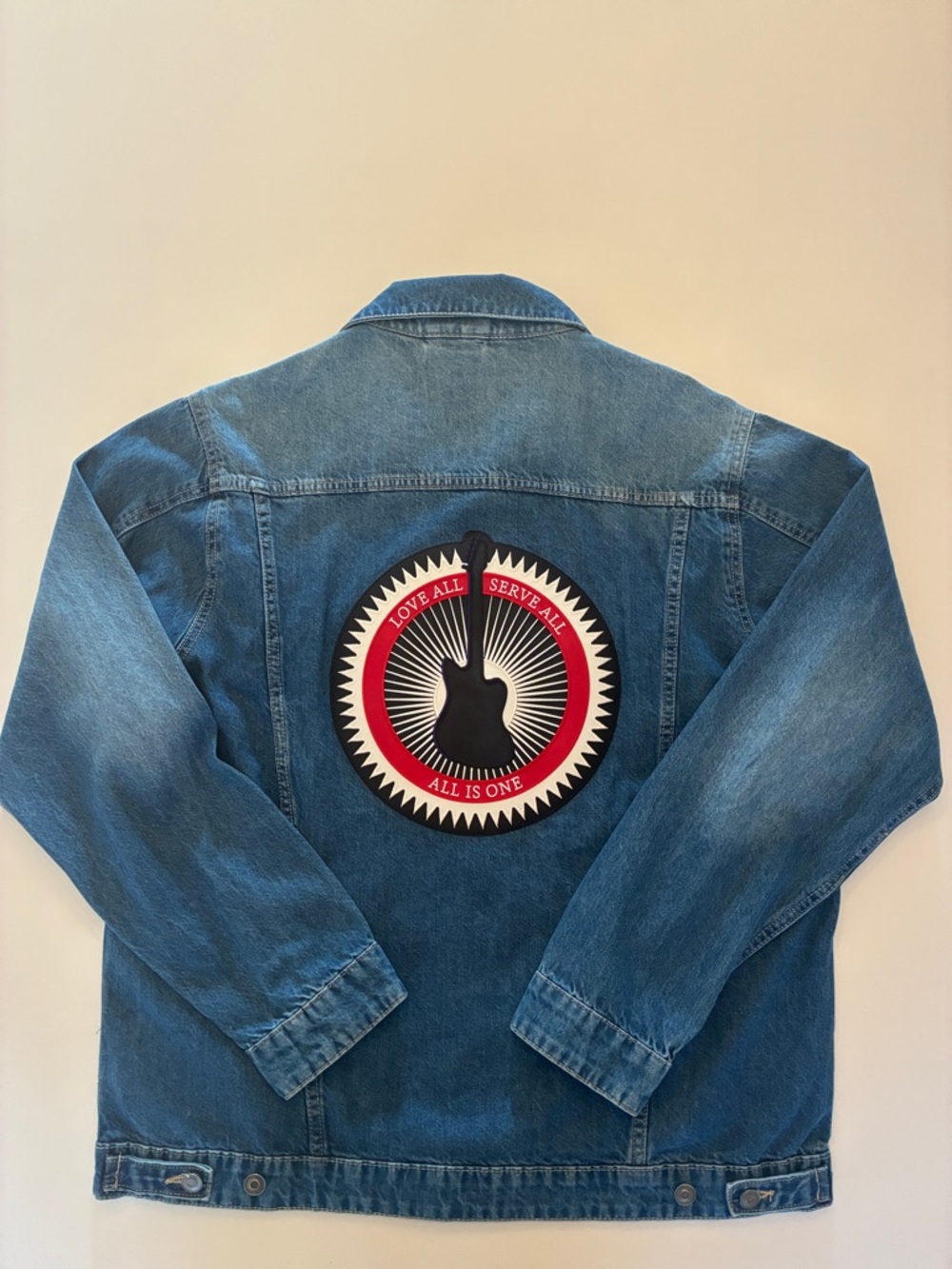 HARD ROCK CAFE Denim Jacket Atlantic City Hotel and Casino